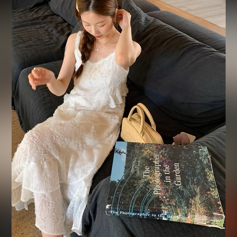 white dress
